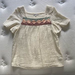 Madewell patchwork top